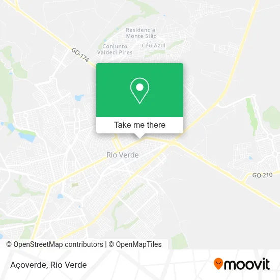 Açoverde map