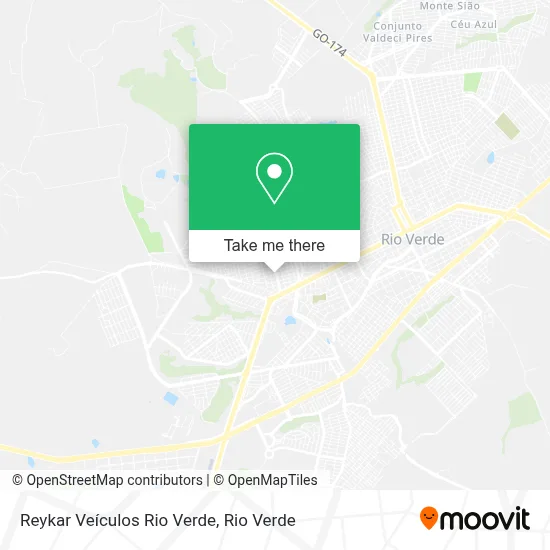 Reykar Veículos Rio Verde map