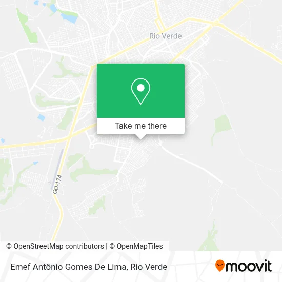 Emef Antônio Gomes De Lima map