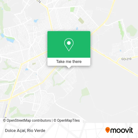 Dolce Açaí map
