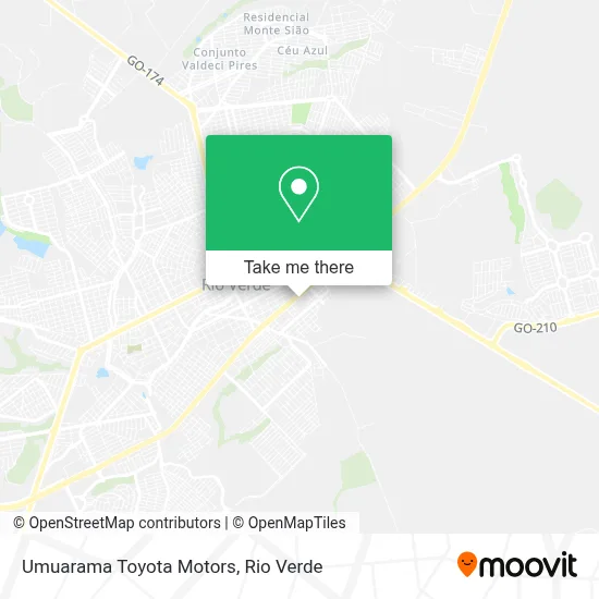 Umuarama Toyota Motors map