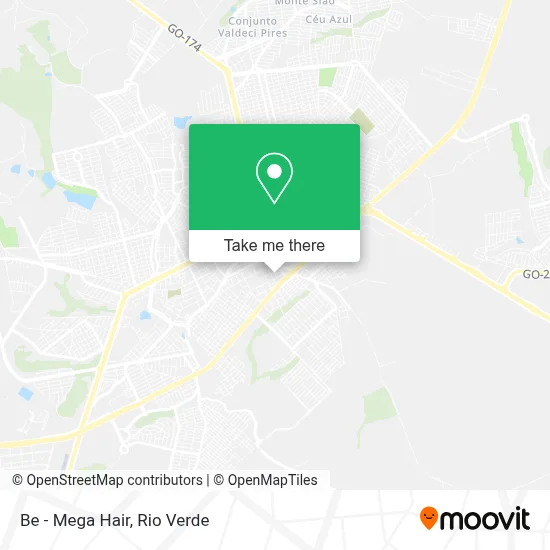 Be - Mega Hair map