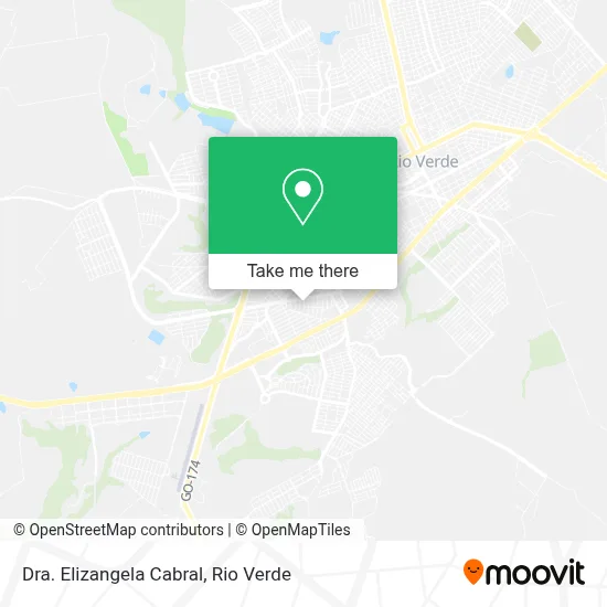 Dra. Elizangela Cabral map