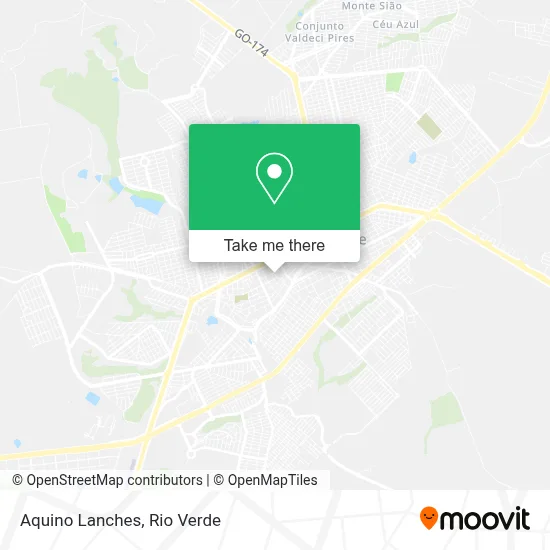 Aquino Lanches map