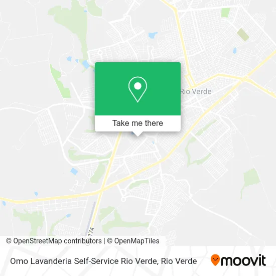 Omo Lavanderia Self-Service Rio Verde map