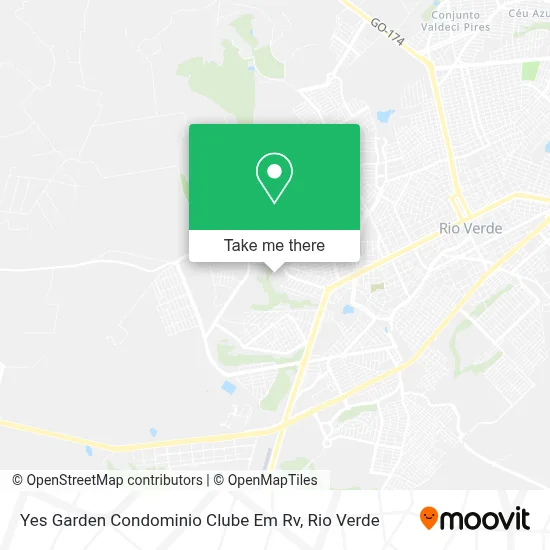 Yes Garden Condominio Clube Em Rv map