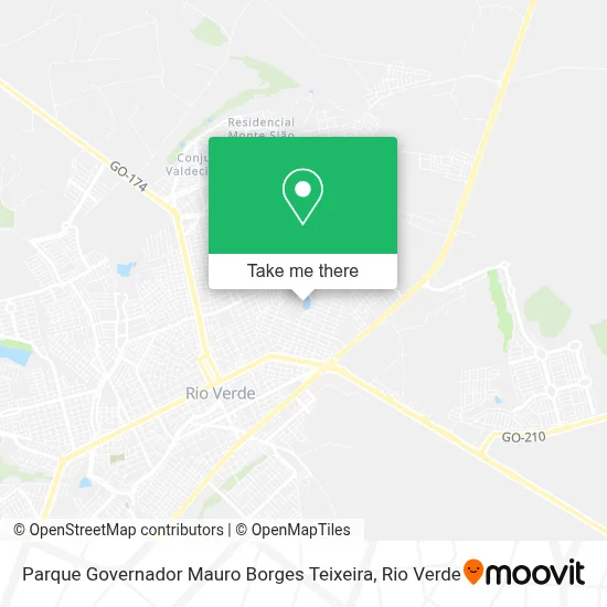 Parque Governador Mauro Borges Teixeira map