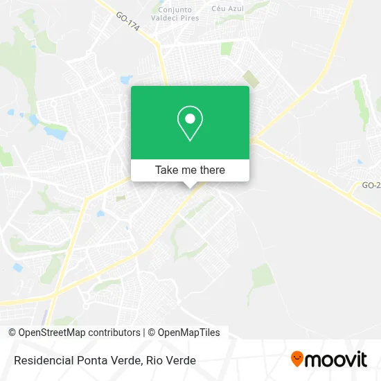 Residencial Ponta Verde map