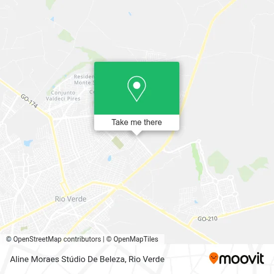 Aline Moraes Stúdio De Beleza map