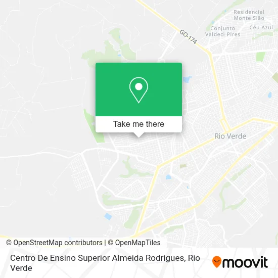 Centro De Ensino Superior Almeida Rodrigues map