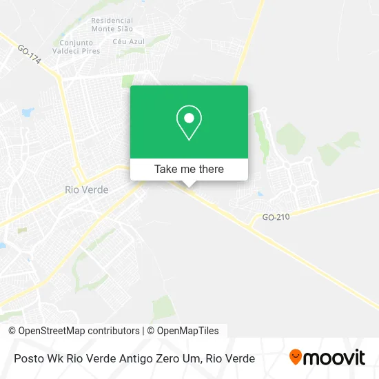 Posto Wk Rio Verde Antigo Zero Um map