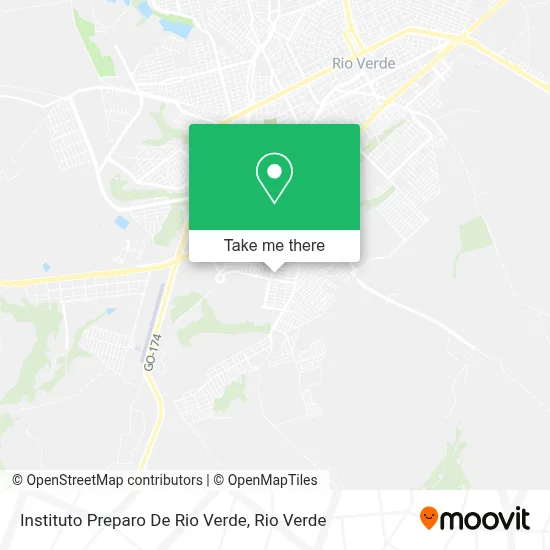 Instituto Preparo De Rio Verde map