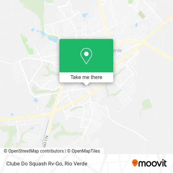 Clube Do Squash Rv-Go map