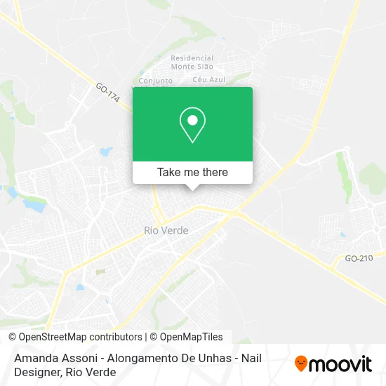 Amanda Assoni - Alongamento De Unhas - Nail Designer map