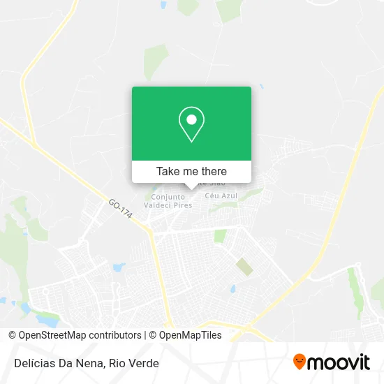 Delícias Da Nena map