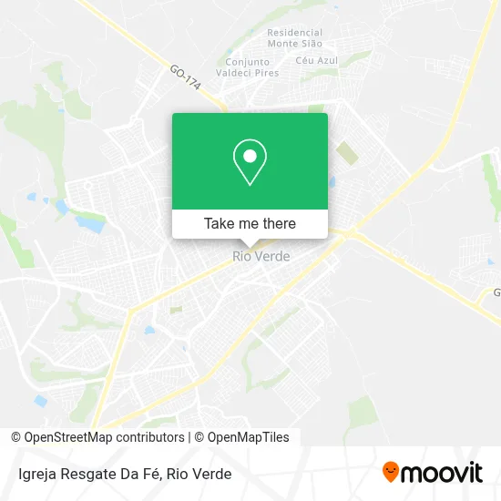 Igreja Resgate Da Fé map