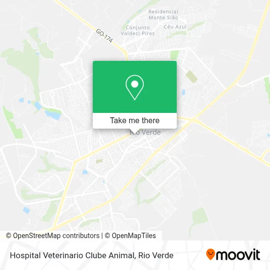 Hospital Veterinario Clube Animal map