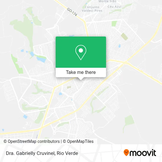 Dra. Gabrielly Cruvinel map