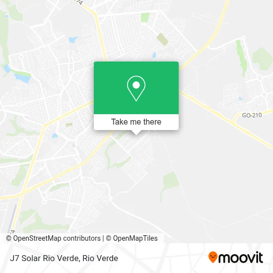 J7 Solar Rio Verde map