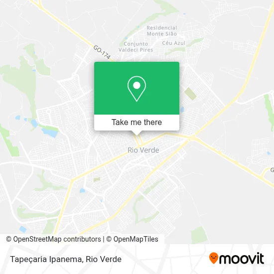 Tapeçaria Ipanema map