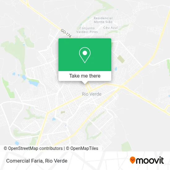 Comercial Faria map
