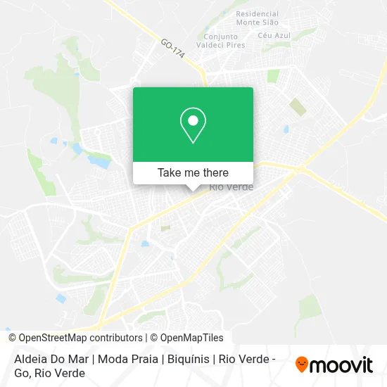 Aldeia Do Mar | Moda Praia | Biquínis | Rio Verde - Go map