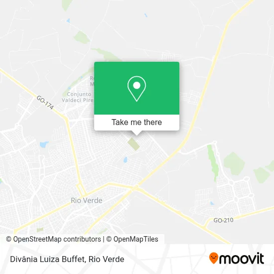 Divânia Luiza Buffet map