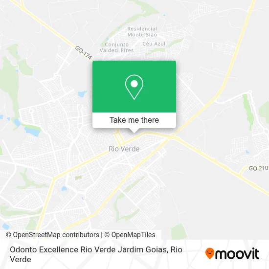 Odonto Excellence Rio Verde Jardim Goias map