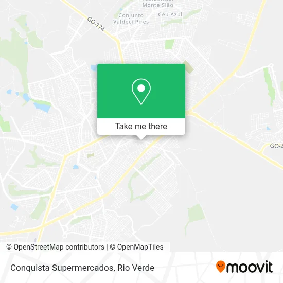 Conquista Supermercados map
