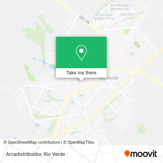 Arcadistribuidor map