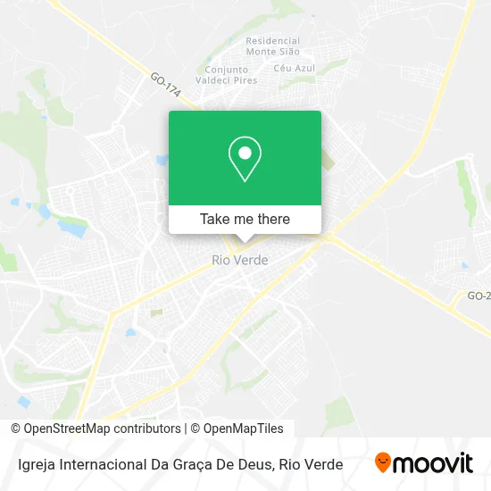 Igreja Internacional Da Graça De Deus map