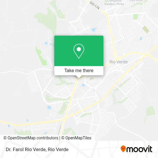 Dr. Farol Rio Verde map