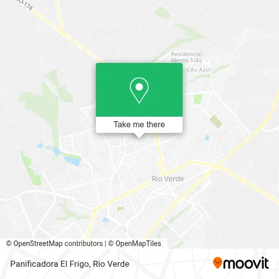 Panificadora El Frigo map