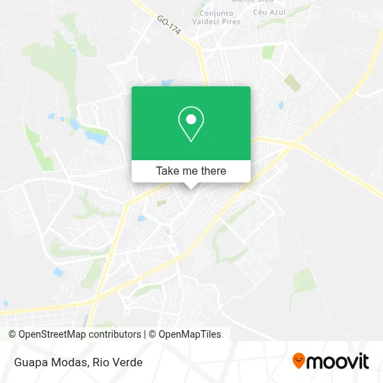 Guapa Modas map