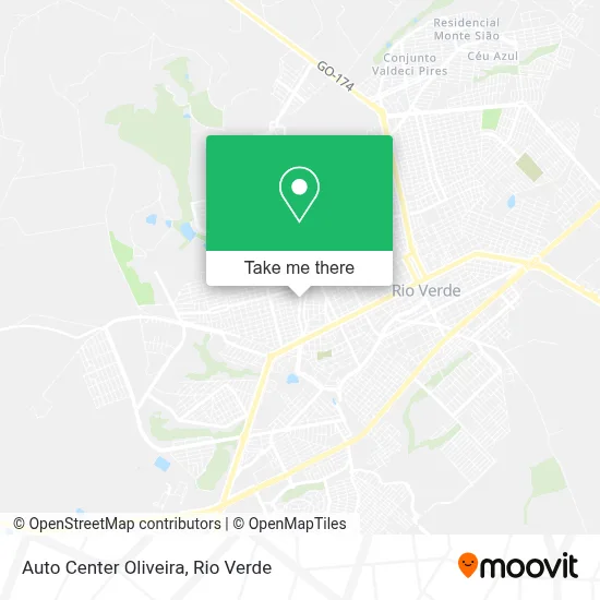 Auto Center Oliveira map