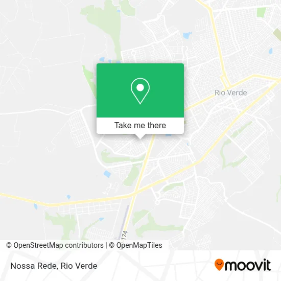 Nossa Rede map