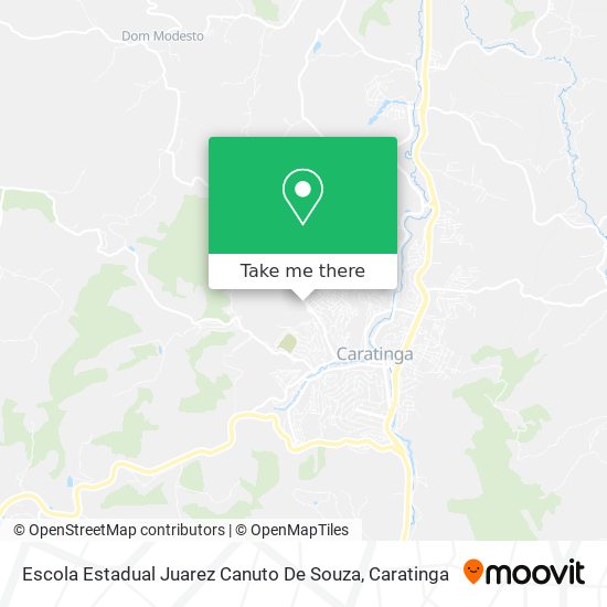 Mapa Escola Estadual Juarez Canuto De Souza