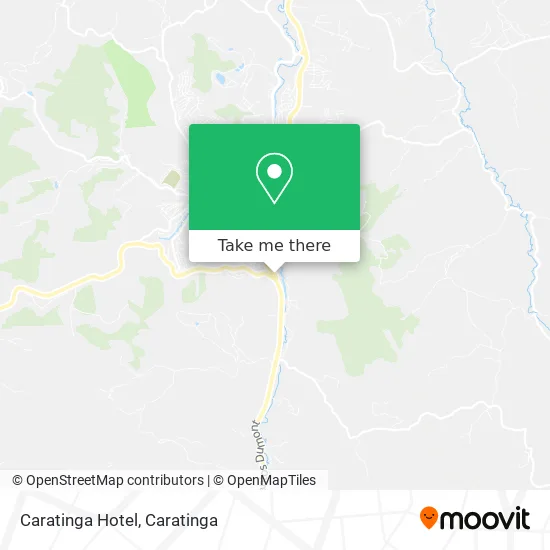 Caratinga Hotel map