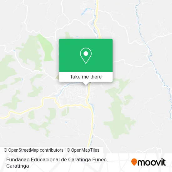Fundacao Educacional de Caratinga Funec map