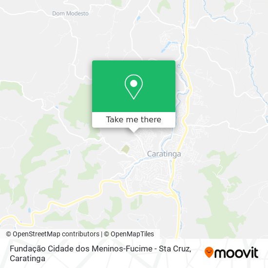 Fundação Cidade dos Meninos-Fucime - Sta Cruz map