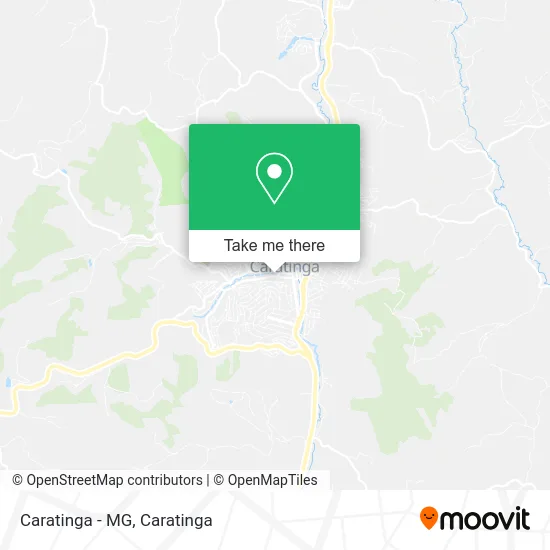 Caratinga - MG map