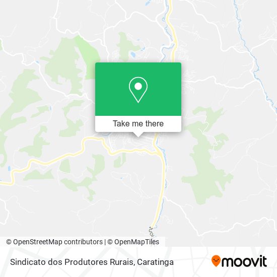 Mapa Sindicato dos Produtores Rurais