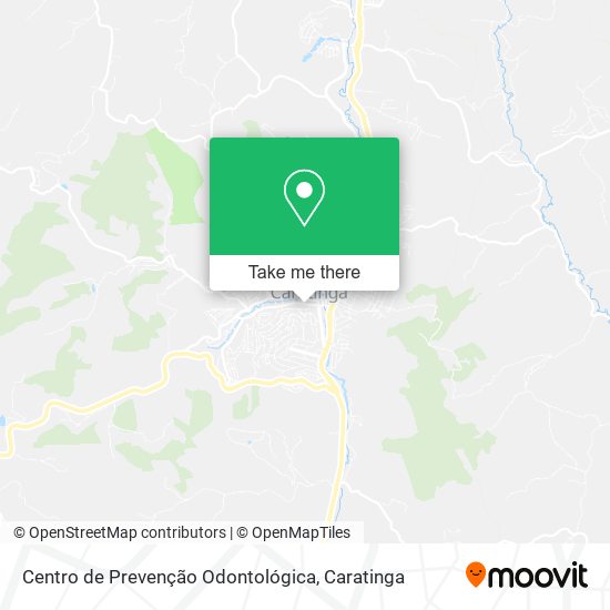 Mapa Centro de Prevenção Odontológica