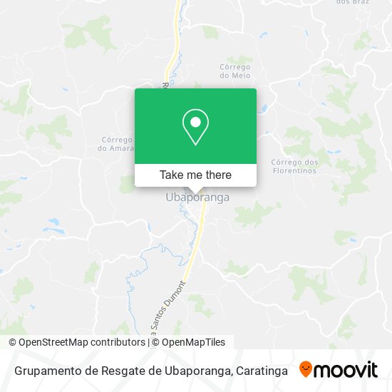 Grupamento de Resgate de Ubaporanga map