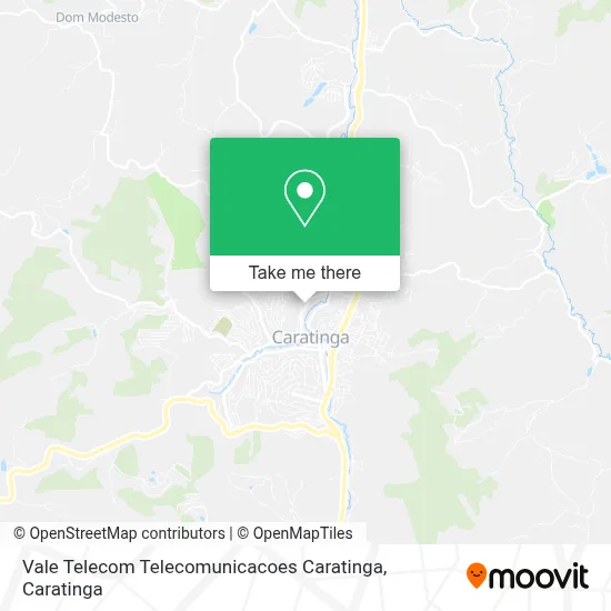 Vale Telecom Telecomunicacoes Caratinga map