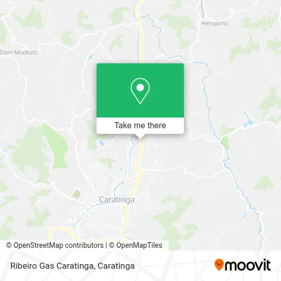 Ribeiro Gas Caratinga map
