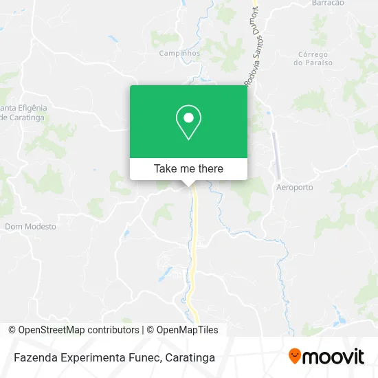 Fazenda Experimenta Funec map