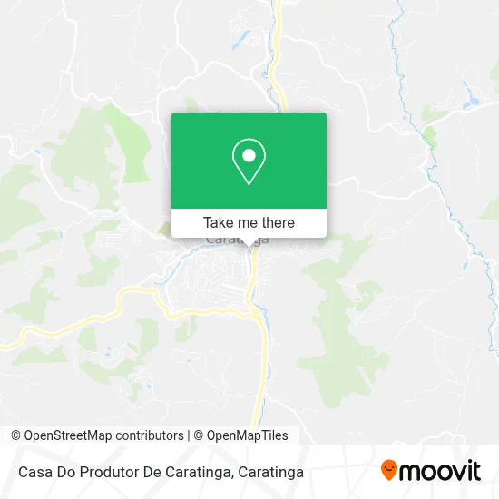 Casa Do Produtor De Caratinga map