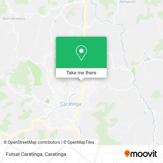 Futsal Caratinga map