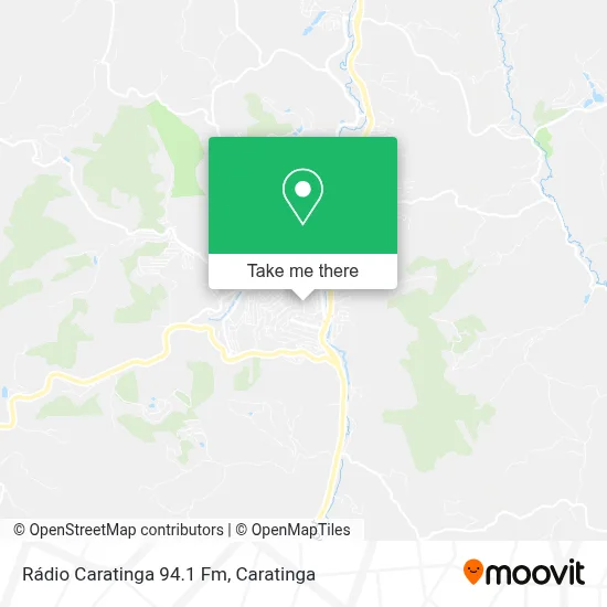 Rádio Caratinga 94.1 Fm map